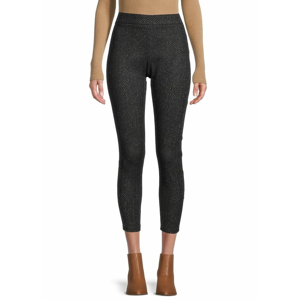 Nanette Lepore women pants legging NP1H16PE8 very black white sz M $88